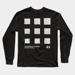 Another Setting / The Durutti Column / Minimal Artwork Tribute Design Long Sleeve T-Shirt